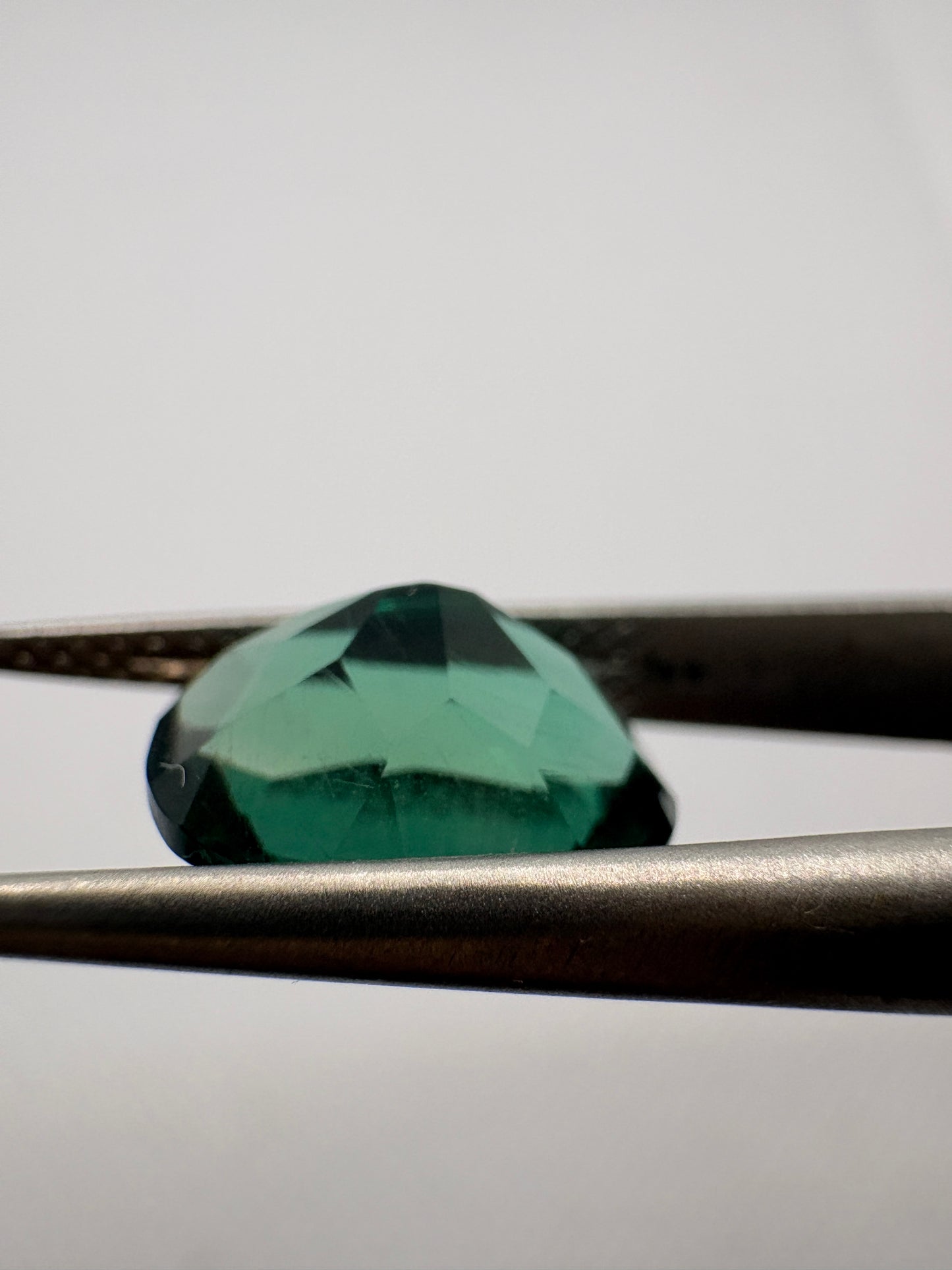 Natural Green Garnet Gemstone – Oval Faceted Cut
