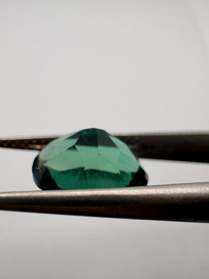Natural Green Garnet Gemstone – Oval Faceted Cut